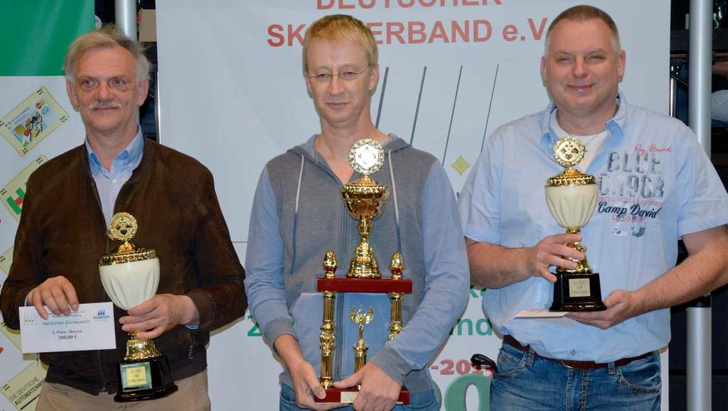 63. Deutsche Einzelmeisterschaften Im letzten Spiel sicherte sich Holger Kalb, Hobby SC Spay den Siegerpokal. Mit 10.108 Spielpunkten wurde er Deutscher Meister.