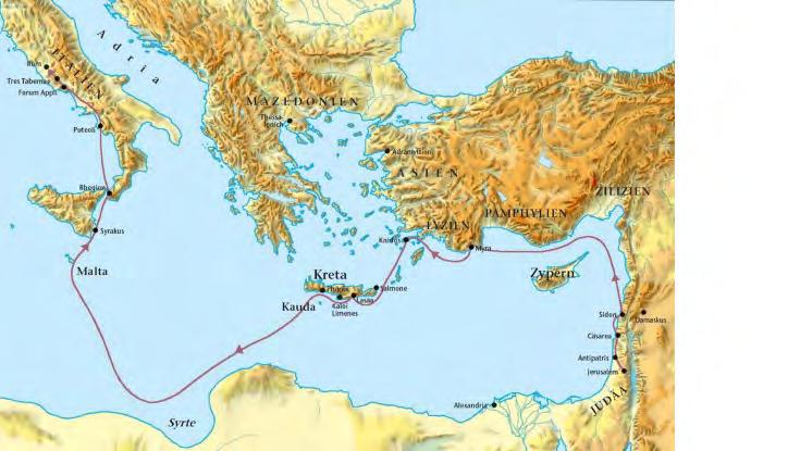 St. Jakob 33 Senioren 4. Reise nach Rom (58) : über die südliche Türkei und auf dem Seeweg über Kreta und Sizilien Er hatte 16 Mitarbeitende.
