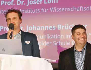 ) und Prof. Dr. Josef Löffl (re.