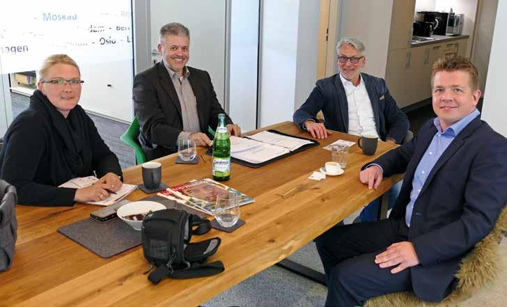 18 FOKUS LIPPE WISSEN & WIRTSCHAFT 06 2019 Matthias Böttcher von der IHK hat den Quick-Check beim Unternehmen begleitet.