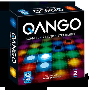 Qango Spiel Brettspiel für 2 schnell clever strategisch von Klaus Burmester 
