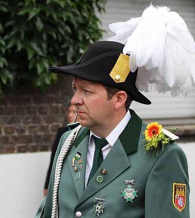 Stefan bekleidet im Jägerzug Immerblau den Rang eines Leutnants und war im Jahre 2005 / 2006 Kompaniekönig.