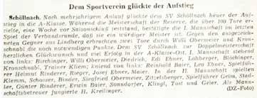 Jahrgang 1958: Rosa Drexler 60, Heidi Schmid 49, Erich Krebs 55, Josef Oswald 50,5. Jahrgang 1957: Sophi Götz 53, Irene Weiser, 52,5, Engelbert Habereder 52,5, Günter Baier 52,5.
