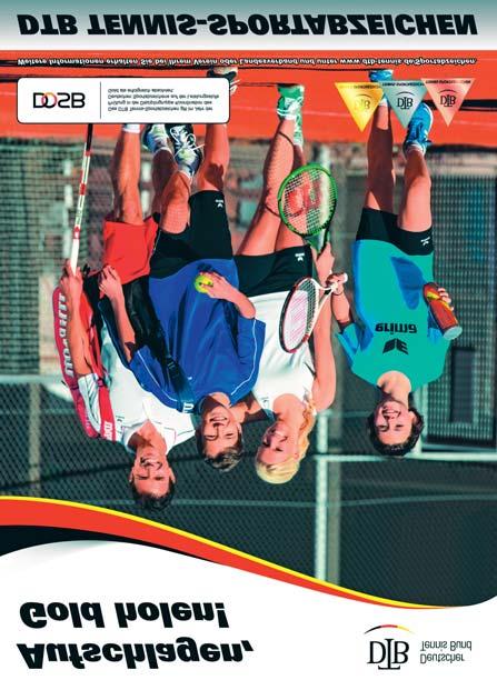 Abnahme des DTB Tennis Sportabzeichen für Kinder und Jugendliche.