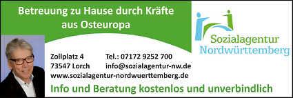Mitteilungsblatt Kaisersbach 29. Mai 2019 Nr. 22 Anzeigen 13 PFLEGE 25 x 2 Tickets gewinnen!