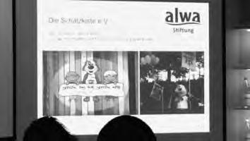 alwa ist Leben Preis 2017 für die Schatzkiste e.v. Leben ist Kreativität, so lautete das Motto der diesjährigen Preisverleihung der alwa-stiftung.