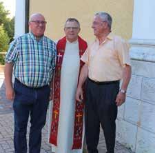 Die feiernde Gemeinde war mit dem in Ingolstadt wohnenden Jubilar im Gebet TEXT UND