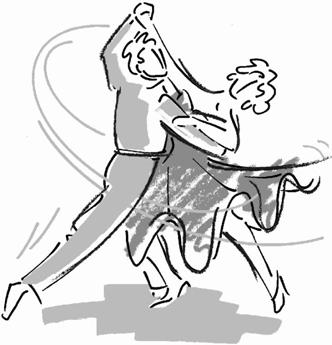 E.1.3 Tanzen Erwachsene Tanzen ist Freizeitvergnügen oder auch Sport. Tanzen ist in jedem Fall Bewegung. Und Tanzen macht glücklich. Menschen in jedem Alter können tanzen lernen.