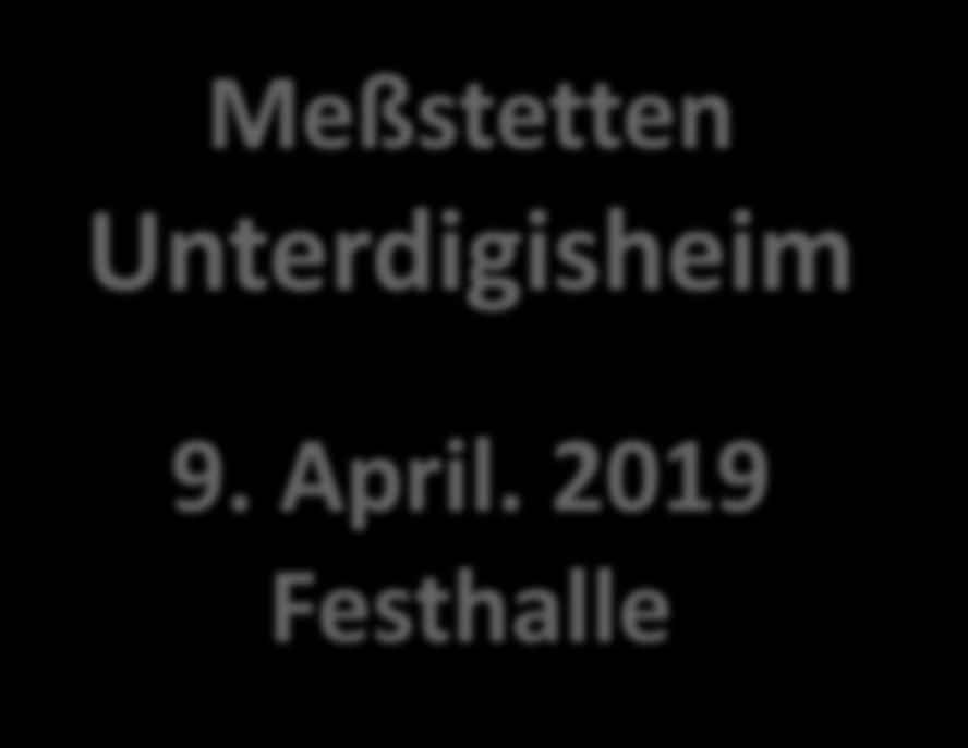 Meßstetten Unterdigisheim 9. April.