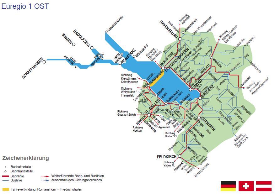 Quelle: Tageskarte Euregio Bodensee 2017, www.euregio.