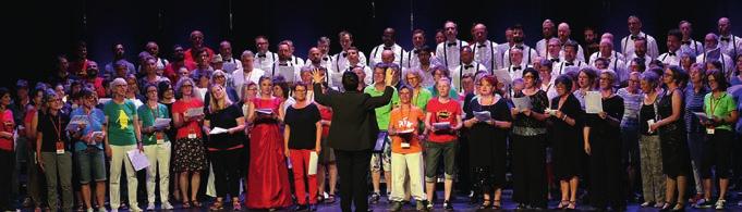 sangen 400 Sänger und Sängerinnen bei ihrem Festival in Karlsruhe. Hier trafen sich 14 lesbische und schwule Chöre aus Städten Süddeutschlands und der Schweiz.