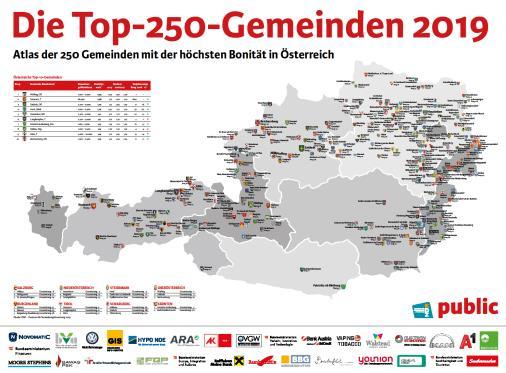 Bonitätsranking 2019 Gemeinde Gaaden wieder unter den Top-250-Gemeinden Österreichs Von 108 auf Platz 85 verbessert seit 5 Jahren eine Top-Gemeinde Quellen: public Österr. Gemeindemagazin In der 100.