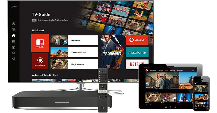 Neuer Glanz für GigaTV Das TV-Erlebnis mit dem Vodafone-Angebot ist noch schöner und bedienungsfreundlicher geworden.