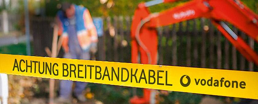 Schnelles Internet in Erfurt Nach dem Gewinn einer europaweiten Ausschreibung bekommen die Bewohner der Kommunalen Wohnungsgesellschaft mbh Erfurt mit Vodafone einen neuen Kabelnetz-Betreiber und