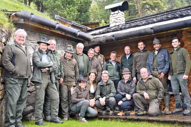 Ebenfalls mit dabei waren Lothar Gerstgrasser und Benedikt Terzer von der Geschäftsstelle des Südtiroler Jagdverbandes.