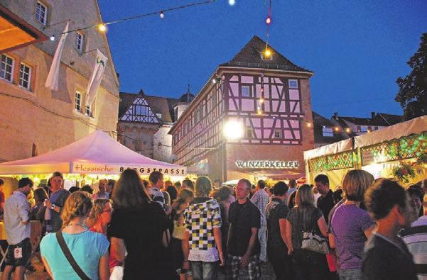 Bergsträßer Weinmarkt vom 28. Juni bis 7. Juli in Heppenheim beide Bühnen besetzt. Analog des wechselnden Musikprogramms werden auch im Jahr 2019 die beiden musikalischen Frühschoppen aufgeteilt.