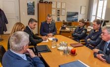 Peter Mock und der Grenzbeauftragte der Quästur Bozen, Kommissar Dietmar Angerer der Landespolizeidirektion Tirol in Innsbruck einen Besuch ab.