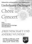 1961 e. V. Mössinger Amtsblatt 30 Freitag, 26. April 2019 Liederkranz Öschingen e. V. Zum Vormerken: Chöre in Concert am 4.