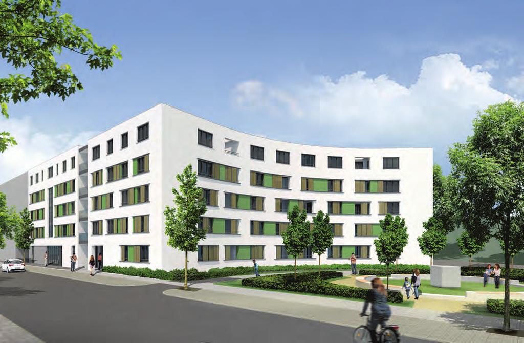 stadtamrhein > Oben: Die GAG realisiert mit inwoca GmbH im Frühjahr auf dem Gelände der ehemaligen Christian-Weiß-Siedlung ein Mehrgenerationenquartier.