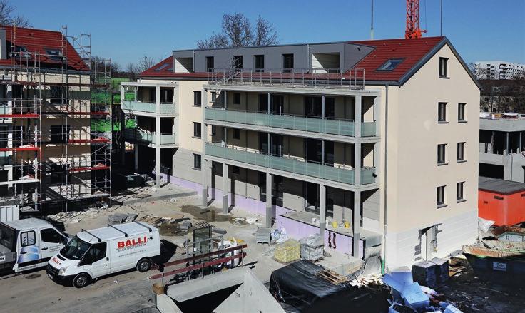 Beim Hallschlag-Revitalisierungsprojekt geht es mit großen Schritten voran. Im Vaihinger Stadtteil Büsnau heben die Bagger die Baugrube in der nordöstlichen Ecke der Kaindlstraße aus.