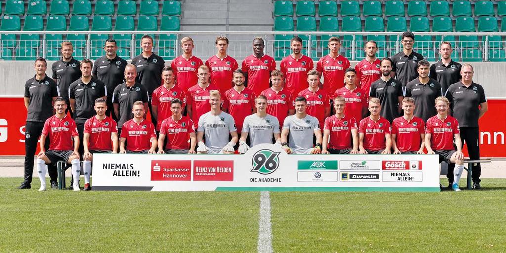 96 - DIE AKADEMIE n SAISON 2019/20 DER NACHWUCHS 9 U23 Saison 19/20 Hintere Reihe v.l.