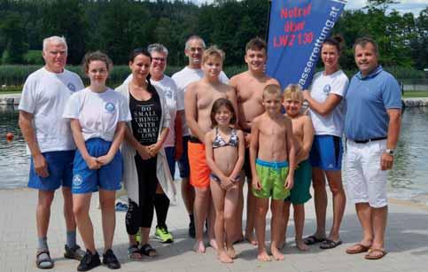 Steirische Wasserrettung Feldbach Unter dem Motto MACH MIT haben fünf Kinder und Jugendliche zwölf Schwimmabzeichen der Kategorie Wasserratte und Jugend in Bronze, Silber und Gold abgelegt.