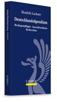 Literaturempfehlungen Verschiedenes 244 Lackner Deutschlandstipendium. Von Prof. Dr.