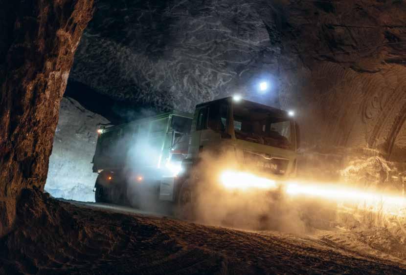 TIEF Fotos Das Versatzbergwerk der GTS Grube Teutschenthal wird mit mineralischen Abfällen