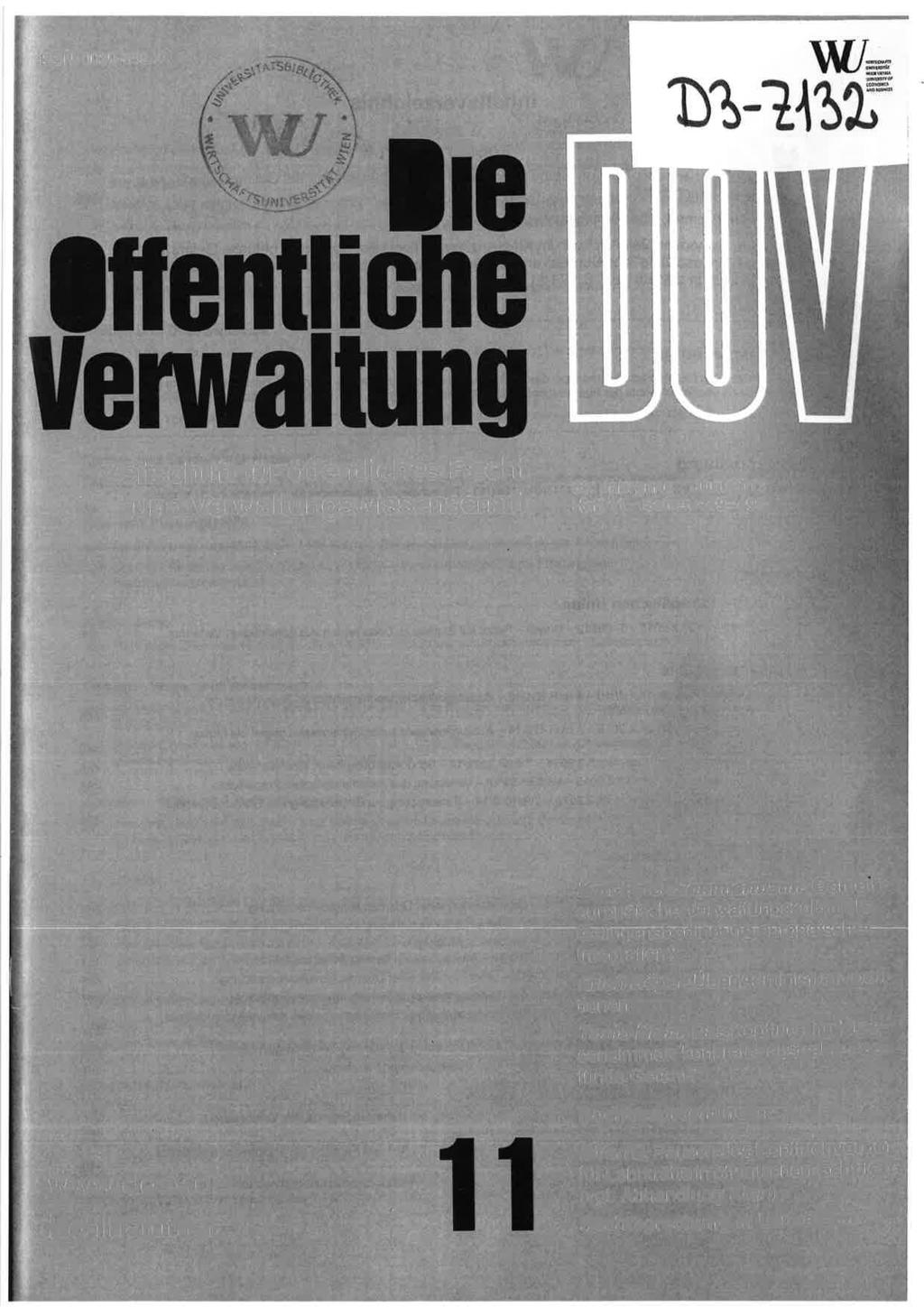 tssn 0029-859 X I TT Zeitschrift fur öffentliches Recht u nd Verwltu ngswissenschft 68.