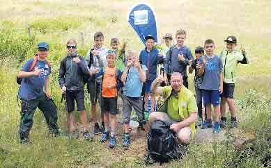 Nicht nur die Erwachsenen werden sich noch lange und gerne an die tolle Wanderwoche erinnern, sondern auch eine Gruppe von rund 40 Kindern, die am Jugendcamp zum Deutschen Wandertag auf dem Homberg
