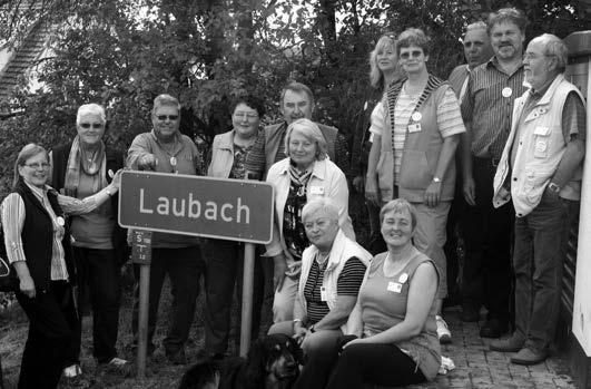 20 JaHreJ LaubacHTreFFen Die Laubachs gehören zu den wenigen Orten, die sich und ihren gleichen Namen regelmäßig und über lange Zeit gemeinsam feiern.