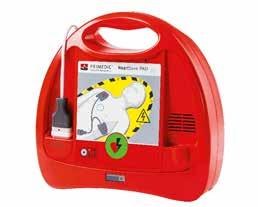 32 notfallkoffer.de I Medizinische Geräte HeartSave PAD Der HeartSave PAD ist ein halbautomatischer Defibrillator für Laienretter mit kurzen und prägnanten Sprachanweisungen (1-sprachig).