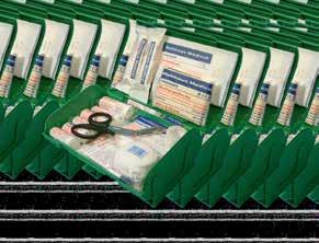 Bestell-Nr.: 6400 Erste Hilfe Box Betriebsverbandskasten inkl. Wandhalterung und Verbandmittelsortiment.