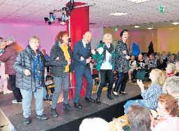Gut besuchte Modenschau machte großen Spaß Top-Models der Senioren-Gemeinschaft HJK Hütte rockten mit Adler-Chef Olaf Abraham den Cat-Work Am 11.