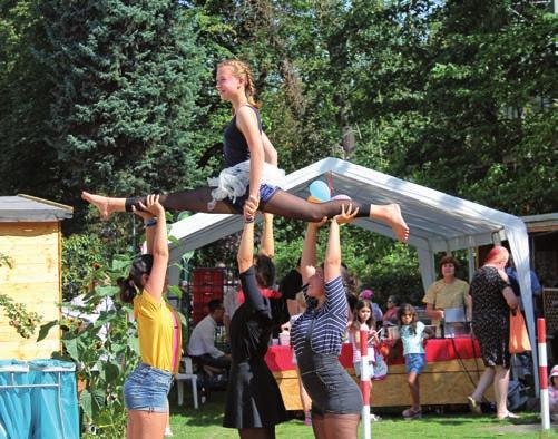 Sommerfest Unter dem Motto»Zirkus«feierten wir im August bei herrlichstem Wetter unser Sommerfest.