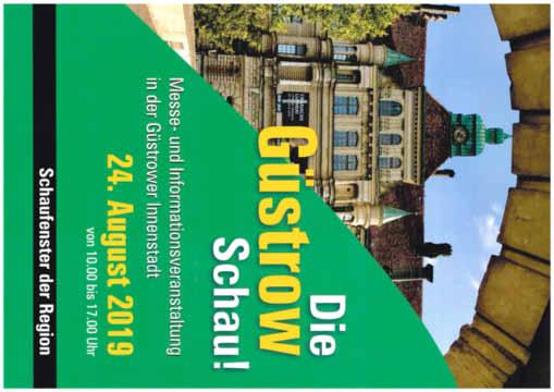 27. Güstrower Stadtfest Auszug aus dem Programm 14. bis 16. Juni 2019 Freitag, 14.06.