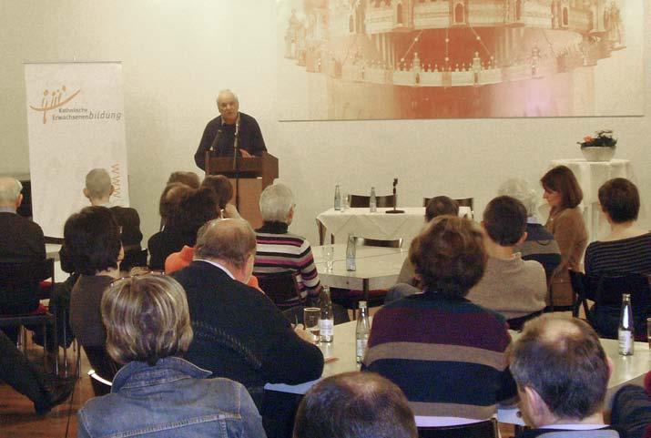 Übermorgen Kirche? Vortragsreihe zu Perspektiven für die katholische Kirche in Deutschland Karl-Heinz Meilwes Übermorgen Kirche? lautete das Thema einer Vortragsreihe im Tagungshaus St.