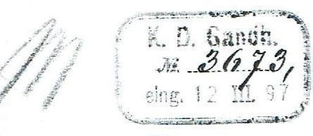 47 Betr. 1896 An Lagerhalter Chr.