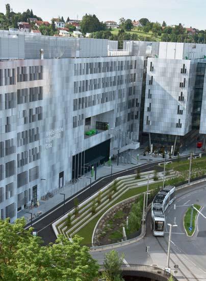 Als Jahrhundertprojekt bezeichneten Mitglieder des Universitätsrates ihren neuen Med Campus in Graz. Mit einer Fläche von 45.000 m² und Bauwerkskosten von rund 100 Mio.