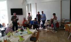 jährlich werden die Bewohner in Haus Sarepta zum großen Geburtstagskaffe eingeladen.