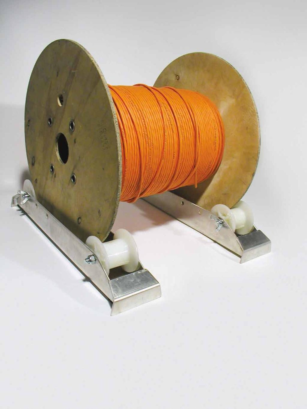 Kapitelüberschrift Materialschonende Abspulung von Kabel- und Leitungs-Längen Abrollgeräte Abrollgeräte Praxisnahe Speziallösungen für die