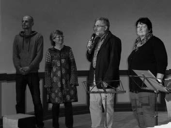 Torsten Fiege, Pfarrerin Katja Friedrichs- Warnke, Pfarrer Wolfgang Hanske und Martina Kratz begrüßten die Helferinnen und Helfer