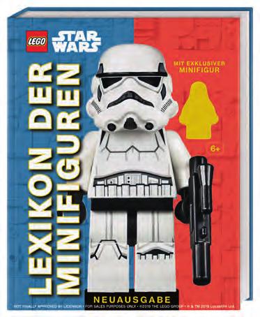 DAS Nachschlagewerk 6+ zu den LEGO Star Wars Minifiguren LEGO Star Wars Lexikon der Minifiguren Neuausgabe mit exklusiver Minifigur 224 Seiten 240 x 190 mm Hardcover mit exklusiver