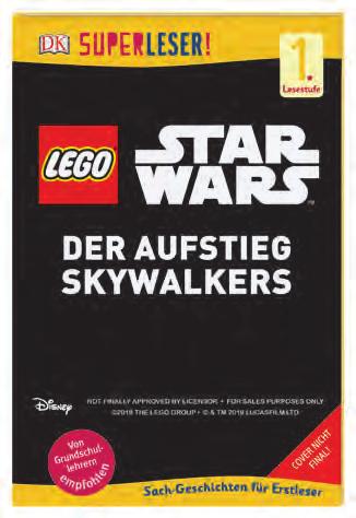 6+ Auf in die Galaxis! Mit Superheldinnen-Power Möge die (Lese-)Macht mit dir sein ins Leseabenteuer 7+ SUPERLESER! LEGO Star Wars : Der Aufstieg Skywalkers Liz Marsham SUPERLESER!