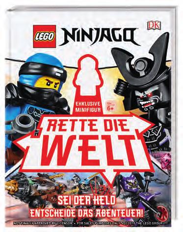 Bereit für den interaktiven Lesefun? 6+ Simon Hugo LEGO NINJAGO Rette die Welt Sei der Held Entscheide das Abenteuer!