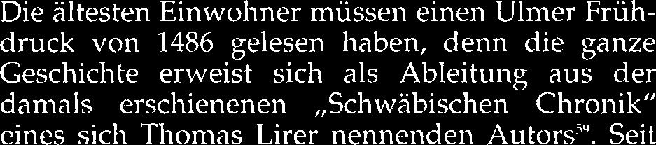 Aus: Thomas Lirer: Schwäbische Chronik. Mit einem Kommentar von Peter Amelung. Konrad Theiss Verlag 1990, B1.