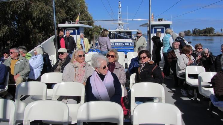 Reiseberichte Zwiebelfahrt nach Valls - Tarragona Bootsfahrt im Ebrodelta Die Wettervorhersage hatten immer alle fest im Blick! Haben wir auch dieses Mal wieder Glück? Ja - es hat geklappt.