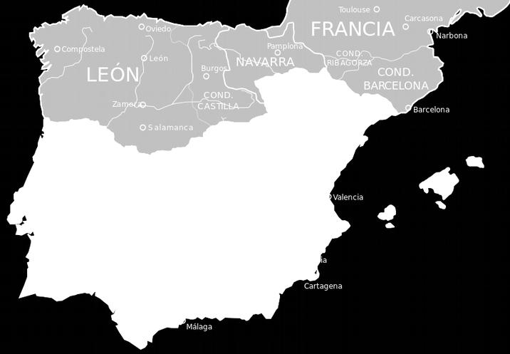 Jahrhunderts (711) über Marokko nach Andalusien vor und beginnen von dort ihren Eroberungsfeldzug auf fast der gesamten Iberischen Halbinsel.