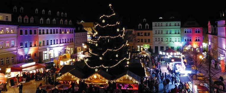 Apoldaer Lichterfest Ein buntes Programm, ein geschmückter Marktplatz sowie viel Glühwein und reichlich Weihnachtsduft gehören dazu.