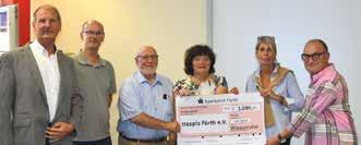 KG, Martina und Christoph Badock überreichten ihre Jahresspende zur Unterstützung der Hospizarbeit in der Region.